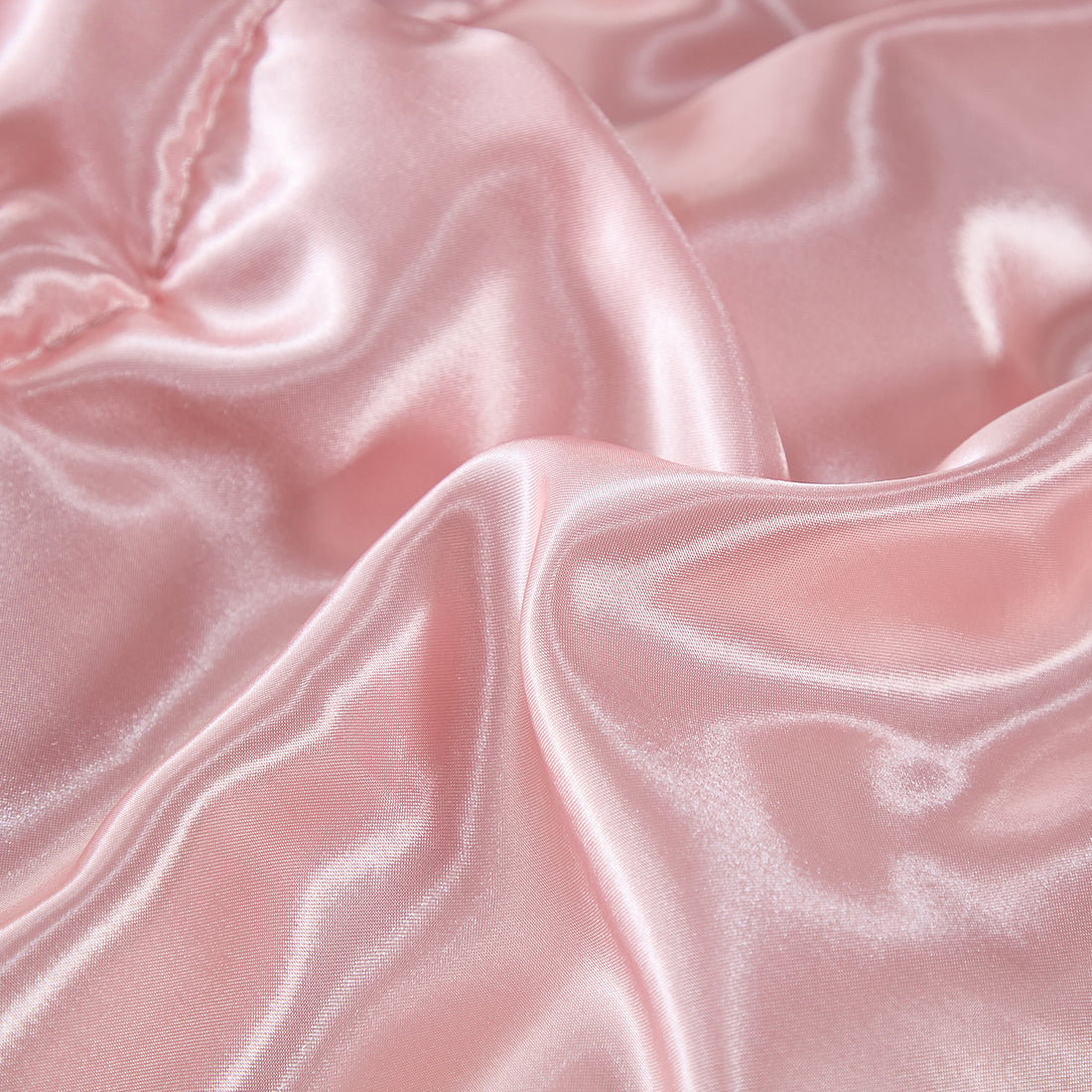 Luxury Satin Ruffled Comforter Set with Body Pillow Cover – Soft Silky Lightweight Fluffy All Season Bedding, Elegant
